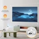 Мини-проектор HIPPUS HY300, 1080P Full HD, поворот на 180°, 2.4/5G WiFi 6, Bluetooth 5.0, автоматическая коррекция трапецеидальных искажений, домашний кинотеатр Б/В - изображение 3