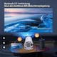 Мини-проектор HIPPUS HY300, 1080P Full HD, поворот на 180°, 2.4/5G WiFi 6, Bluetooth 5.0, автоматическая коррекция трапецеидальных искажений, домашний кинотеатр Б/В - изображение 4