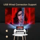 Мультимедійний проектор DR. Q AK-50 Full HD LED 9500 Лм WiFi з динаміками Б/В b16 - зображення 5