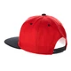 Кепка с прямым козырьком snapback красная с черным козырьком (7984) - изображение 3