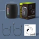 Портативна Bluetooth колонка ZEALOT S64, IPX6, BT5.2, USB, AUX, TF, TWS, 50W, 14400mAh, 6h з LED підсвічуванням black - зображення 9