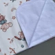 Непромокаемая пеленка многоразовая 100x80 см впитывающая хлопоковая двухстороння детская Мышки рыцарии Anny.Home - изображение 5