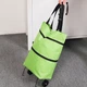 Сумка на колесах складная Portable, 45х40х12 см, Зеленый - изображение 10
