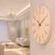 Часы настенные бесшумные Losso Premium MODERN CM-30 кремовые (золотые цифры) - изображение 5