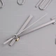 Часы настенные бесшумные Losso Premium MODERN CM-30 серые (серебристые цифры) - изображение 6
