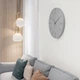 Часы настенные бесшумные Losso Premium MODERN CM-30 серые (серебристые цифры) - изображение 7