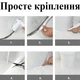 Водонепроницаемая бордюрная клейкая лента для ванны и кухни самоклеящаяся изоляционная изолента хомут 3.5х300см Waterproof Tape белый - изображение 3