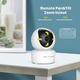 Видеоняня Baby Monitor SM-650 с 5-дюймовым ЖК-монитором, датчиком звука, ночное виденье, беспроводная, поворотная радионяня с портативным дисплеем и измерением температуры - изображение 13
