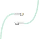 Кабель ColorWay Type-C - Apple Lightning braided cotton PD Fast Charging 27W 1 м Green (CW-CBPDCL061-G) - изображение 7