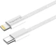 Кабель ColorWay Type-C - Apple Lightning braided cotton PD Fast Charging 27W 1 м Grey (CW-CBPDCL061-GR) - изображение 3