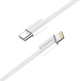 Кабель ColorWay Type-C - Apple Lightning braided cotton PD Fast Charging 27W 1 м Grey (CW-CBPDCL061-GR) - изображение 5