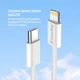 Кабель ColorWay Type-C - Apple Lightning braided cotton PD Fast Charging 27W 1 м Grey (CW-CBPDCL061-GR) - изображение 8