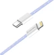 Кабель ColorWay Type-C - Apple Lightning braided cotton PD Fast Charging 27W 1 м Purple (CW-CBPDCL061-PU) - зображення 5