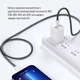 Кабель ColorWay Type-C - Apple Lightning braided cotton PD Fast Charging 27W 1 м Black (CW-CBPDCL061-BK) - изображение 9