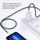 Кабель ColorWay Type-C - Type-C braided cotton PD Fast Charging 60W 3А 1 м Black (CW-CBPDCC061-BK) - зображення 9