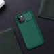 Карбонова накладка Nillkin CamShield Pro на Apple iPhone 13 Pro (6.1") Зелений / Dark Green - зображення 4