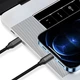 Кабель ColorWay Type-C - Type-C USB3.2 20Gbps 4K PD100W Gen2 5А 1 м Black (CW-CBPDCC062-BK) - изображение 9