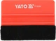 Шпатель с войлочной накладкой YATO 100х73 мм для дожатия пленки (YT-52550) - изображение 1