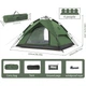 Автоматическая четырехместная раскладная палатка Naturehike NH21ZP008, темно-зеленая - изображение 10