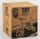 Детский двухколесный велосипед-трансформер Best Trike 56659 колеса PU 10’’ родительская ручка съемные педали Бирюзово-белый - изображение 8