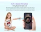 Android 4G Sim cмарт-годинник Blackview z10 з GPS, SOS, українським меню та додатком, Video Call, IP67, Blue (Z10B) - зображення 12