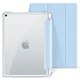 Чохол iPad 7/8/9 10.2" 2019-2021 | Air 3 10.5" | Pro 10.5" TPU Pen Slot Transparent light blue - зображення 1