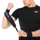 Бинты кистевые 90 см для жима Хлопок липучка 2 шт STRENGTH WRIST WRAPS EZOUS цвет черный C-02 - изображение 2