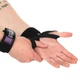 Бинты кистевые для жима 70 см Хлопок липучка 2 шт LIFTING WRAPS EZOUS цвет черный C-01 - изображение 2