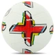 Мяч футбольный HYBRID SOCCERMAX FB-4363 №5 PU белый-красный - изображение 2
