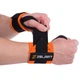 Бинты кистевые для жима STRENGTH WRIST WRAPS Zelart TA-7807 2шт размер 7,5x30см черный-оранжевый - изображение 1