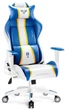 Комп'ютерне крісло для геймера Diablo X-One 2.0 King Size White-Blue - изображение 1