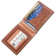 Зажим для денег кожаный Grande Pelle leather-11240 Коричневый - изображение 3