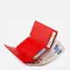 Кошелек женский кожаный для карточек ST Leather Accessories 18323 Красный - изображение 4