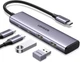 USB-хаб UGREEN CM473 USB-C to 2xUSB 3.0 + 2xUSB-C 5Gpbs Space Grey (15395) - изображение 1