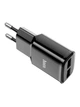 Мережевий зарядний пристрій із швидкою зарядкою Hoco С88А-2USB Блок живлення + кабель iPhone Lightning Black - зображення 2