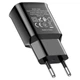 Мережевий зарядний пристрій із швидкою зарядкою Hoco С88А-2USB Блок живлення + кабель iPhone Lightning Black - зображення 7