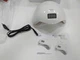 Мощная профессиональная лампа для маникюра SUN Five Lamp 48W LED/UV цифровое табло, USB Белая - изображение 4