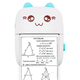 Детский термопринтер A-Toys Printer Kity-01 Bluetooth с термопечатью фотографий, текста со смартфона Бело-голубой - изображение 7