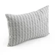 Подушка Руно 50x70 - Grey Braid силіконова мікрофібра стьобана сіра (26804) - зображення 1