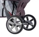 Коляска прогулочная Geoby C879C-X-RPFS Серая с розовым (6_813) - изображение 6
