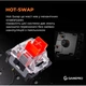 Клавіатура OfficePro MK160B Hot-Swap Red Swich RGB USB UA Black (MK160B) - зображення 2