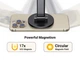 Магнитная подставка UGREEN LP862 для телефона Magsafe для iPhone 16 15 14 13 Pro Max Xiaomi Samsung Huawei Вращение на 360° Держатель для телефона алюминиевый Black (45376) - изображение 9