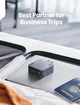 Зарядний пристрій Ugreen X763 Nexode Pro GaN Fast Charger 160W PD3.1 Type C QC4.0 зарядний пристрій для ноутбука MacBook Pro USB, iPhone 15, Xiaomi планшет Grey (25095) - зображення 14