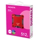 Твердотельный накопитель SSD ADATA SD620 512GB USB 3.2 520/460Mb/s Red (SD620-512GCRD) - изображение 7