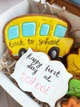 Набір крафтових медових пряників ручної роботи до 1 Вересня, "Back to school" 6 шт. - изображение 2