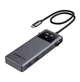 Концентратор UGREEN CM888 Uno USB C HUB 6-в-1 4K60Hz PD100W 10Gbps USB3.2 розгалужувач адаптер для ноутбука MacBook Pro Air USB Expander док-станція Black (35998) - зображення 1
