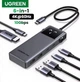 Концентратор UGREEN CM888 Uno USB C HUB 6-в-1 4K60Hz PD100W 10Gbps USB3.2 розгалужувач адаптер для ноутбука MacBook Pro Air USB Expander док-станція Black (35998) - зображення 7
