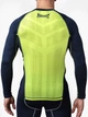 Компресійна футболка Air Motion Long Sleeve Navy Flu Yellow S Колір Жовтий (501007-747-S) - зображення 2