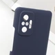 Чохол Silicone Cover Lakshmi Full Camera (AAA) для Xiaomi Redmi Note 10 Pro / 10 Pro Max Темно-синій / Midnight blue - зображення 4
