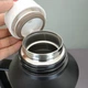 Термос Daydays 24Hrs 3300ml нержавеющая сталь, крышка клапан+стакан, с ручкой для переноски Серебристый/Черный - изображение 6
